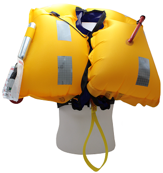 Gilet de sauvetage gonflé