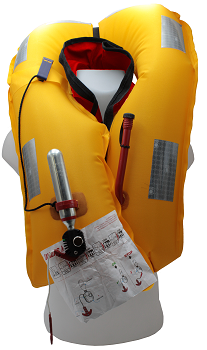 Gilet de sauvetage gonflé